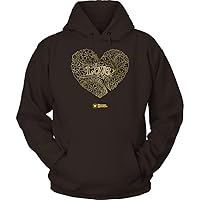 FanPrint Western Michigan Broncos - Love - Tree Heart Galaxy Gift T-Shirt