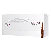 Retinol Vials, Anti-Wrinkle Face Serum Moisturizer, Vitamin A, Improves Skin Elasticity, Smooth and Youthful Appearance, Professional Line for Beauty Salons, 20 Ampoules x 2 mL