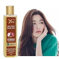 Yana Red Onion & Black Seed Hair Oil For Long Hair By Korean Technology
