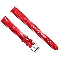 Timex 12mm Womens Leather Watch Band Strap Red