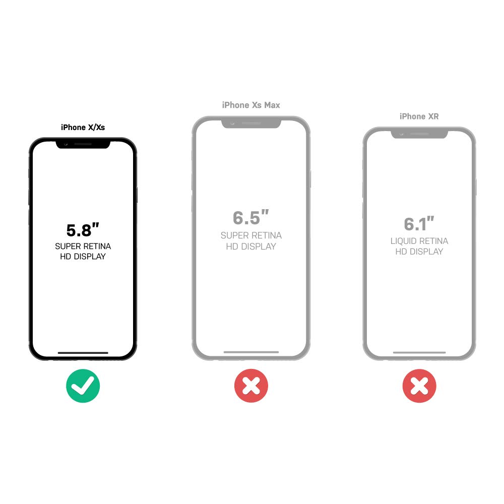 OtterBox IPhone Xs AND IPhone X Symmetry Series Case - CLEAR, Ultra-Sleek, Wireless Charging Compatible, Raised Edges Protect Camera & Screen