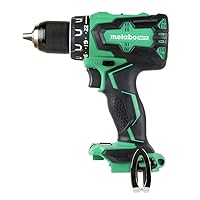 Metabo HPT 18V Cordless Brushless Driver Drill | Tool Only - No Battery | Built-in LED Light, 1/2-Inch Keyless All-Metal Chuck, Lifetime Tool Warranty | DS18DBFL2Q4