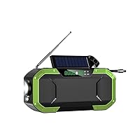 Hand-Shaking Electric Radio Hand Crank FM Radio 5000mAh Power Charger Light Speakers Compatible