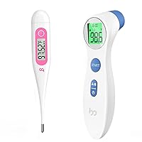 Forehead Thermometer and Oral Basal Body Thermometer