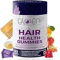 Biotin Hair Health Gummies for Stronger Hair and Shiner Skin | 60 Day Pack | with High Potency Biotin, Zinc, Folic Acid & Multivitamins | Strawberry Flavored | Zero Sugar | 60 Gummies