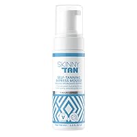 Skinny Tan Self-Tanning Express Mousse - Lightweight, Fast Drying and Long Lasting Formula - Achieve Your Desired Shade of Bronze - Delicious Coconut and Vanilla Scent - 1 Hour Express - 5 oz