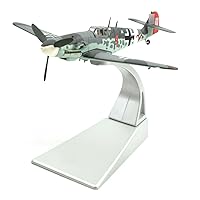 Scale Model Airplane 1/72 Alloy Die-cast Aircraft Model for German BF109G-2 Fighter Model Military Aircraft Model Collection Alloy Metal Model