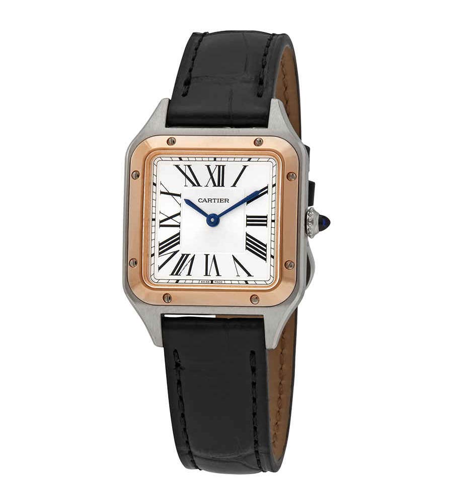 Cartier Santos-Dumont Quartz Silver Dial Unisex Watch W2SA0012