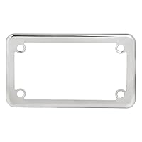 Grand General 60395 Stainless Steel Plain Motorcycle License Plate Frame
