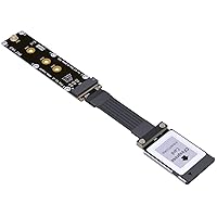 CFexpress Type B to M.2 NVMe 2280 Key-M SSD PCIe 4.0 Extension Cable CFe Converter Compatible for Canon R5 Nikon Z6Z7 Xbox Storage Card Adapter (25cm,R94ST)