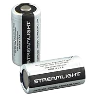 STREAMLIGHT CR123 Batteries, 2 Pack