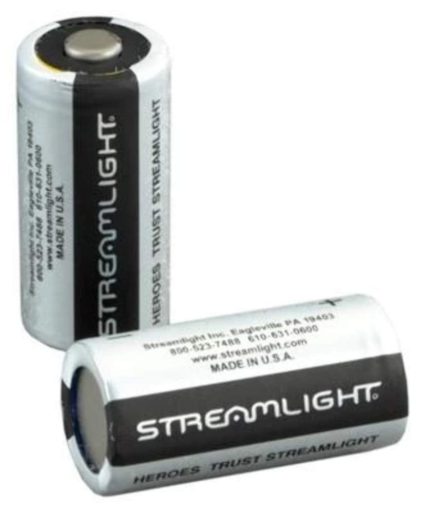 STREAMLIGHT CR123 Batteries, 2 Pack