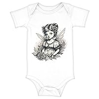 Fairy Drawing Baby Jersey Onesie - Art Baby Bodysuit - Cute Baby One-Piece