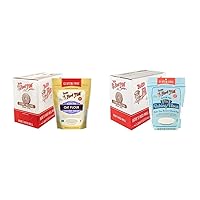 Bob's Red Mill Gluten Free Oat Flour (18 oz, Count of 4) and Gluten Free 1-to-1 Baking Flour (22 oz, Pack of 4)