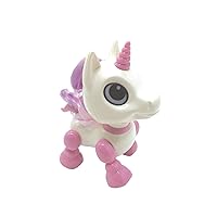 Lexibook Power Unicorn Mini - My Little Robot Unicorn - Robot Unicorn with Sounds, Music, Light Effects, Voice Repeat and Sound Reaction, Children's Toy (Girl) - ROB02UNI