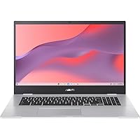 ASUS - 17.3'' Chromebook - Intel Celeron N4500 - 4GB Memory - 64GB eMMC - Transparent Silver (CBX170C)