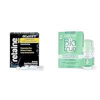 Retaine Complete Dry Eye Relief Emulsion 30ct & Bausch + Lomb Biotrue Hydration Boost Drops for Irritated Dry Eyes 2pk