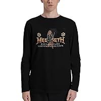 Man's Loose Fit Casual Athletic Long Sleeve Crew Neck Cotton T Shirts Tops