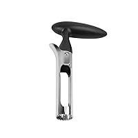 KUFUNG Apple Corer - Easy to Use Durable Applecore Remover for Pears, Bell Peppers, Fuji, Honeycrisp, Gala and Pink Lady Apples - Stainless Steel Kitchen Gadgets Cupcake Corer (M, Black)