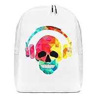 Unisex Dj Skull Backpack