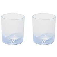 Silipint: Rocks Glasses 12oz: 2 Pack - Icicle - Silicone Cocktail Cups, Frosted, Unbreakable, Hot/Cold Drinks, Dishwasher-Microwave-Freezer-Oven Safe