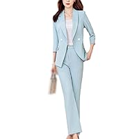 Half-Sleeved Women's Business Work Clothes Suit Pants Jacket OL Style Professional Trousers Trousers Suit Suit Jacket