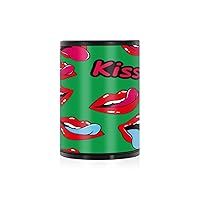 Auto Car Ashtray Valentine's Day Lips Kisses Tongue Retro Green Car Accessories Indoor Ash Tray Car Cup Holder Office Travel Home