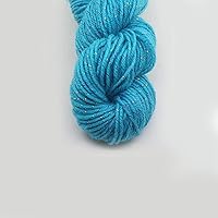 Crochet Kit Yarn 50g/pcs Knitting Crochet Yarn with Gold Line Soft Wools Acrylic Yarn Thick Weave Thread Colorful Knitting Yarn (Color : Silver)
