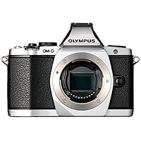 OM SYSTEM OLYMPUS OM-D E-M5 16MP Live MOS Interchangeable Lens Camera with 3.0-Inch Tilting OLED Touchscreen [Body Only] Silver - International Version (No Warranty)