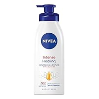 Intense Healing Body Lotion, 72 Hour Moisture for Dry to Very Dry Skin, 16.9 Fl Oz Pump Bottle
