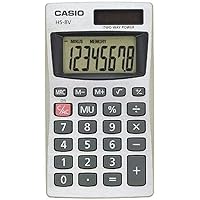 Casio HS-8V Hand-Held Solar Calculator