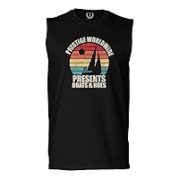 Retro Vintage Funny Boats and Hoes Prestige Worldwide Step Brothers Graphic Humor Men's Muscle Tank Sleeveles t Shirt