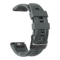 26 22MM Silicone Quick Release Watchband Strap For Garmin Fenix 7X 6X 5X 3HR Watch Easyfit Wristband Strap For Fenix 7 6 5 Watch