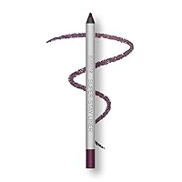 Wunder2 SUPER-STAY LINER Makeup Eyeliner Pencil Long Lasting Waterproof Eye Liner, Color Glitter Purple Aubergine