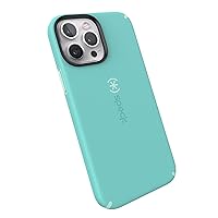 Speck MagSafe Case for iPhone 13 Pro Max - Drop & Camera Protection, Soft-Touch Secure Grip, Wireless Charging Compatible, Also Fits iPhone 12 Pro Max - Pool Teal/Tart Teal