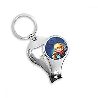 Fantasy Dungeons Lovely Cartoon Game Nail Clipper Ring Key Chain