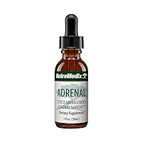 NutraMedix Adrenal Fatigue Supplement - Astragalus, Schisandra, Rhodiola, and Ginseng Extract for Energy Support, Stamina, and Stress - Vegan Adaptogen Blend (1oz / 30ml)