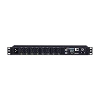 CyberPower PDU81005 Switched Metered-By-Outlet PDU, 100-240V/20A, 8 Outlets, 1U Rackmount