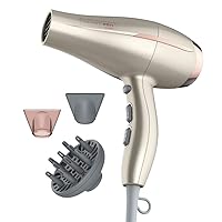 INFINITIPRO BY CONAIR Frizz Free Pro Hair Dryer ~ 2x the Shine - 3x the Frizz Control, Rose Gold