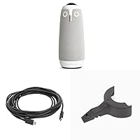 Meeting Owl 3 (Next Gen) 360-Degree, 1080p HD Smart Video Conference Camera, Microphone, and Speaker (Automatic Speaker Focus & Smart Zooming) & Tension Cable (Meeting Owl 3) & Owl 3 Lock Adapter
