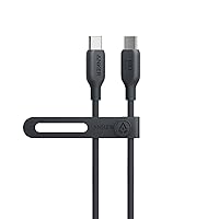 Anker USB C to USB C Cable (240W 3ft), USB 2.0 Bio-Based Charging Cable for iPhone 15/15Pro/15Plus/15ProMax,MacBook Pro 2020, iPad Pro 2020, iPad Air 4, Samsung Galaxy S23 (Phantom Black)