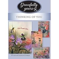 Thinking of You Simpler Times Greeting Cards featuring Larry Martin, 12, 4 designs/3 each with Scripture Message