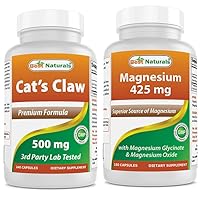 Cat's Claw Capsule, 500 mg & Magnesium Glycinate 425 mg