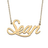 HUAN XUN Personalized Jewelry Custom Initial Pendant Custom Name Necklaces for Women Girls