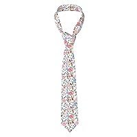 Cute Leopard Print Men'S Novelty Necktie Funny & Formal Neckties For Weddings, Business Parties Gift