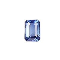 GEMHUB Emerald Cut Blue Sapphire Loose Gemstone for Jewelry Making, Ring Making Stone for Mother's day Gift..