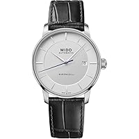 Mido Baroncelli Signature M037.407.16.031.00 Men's Automatic Watch, Silver / black, Strap