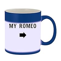 Arrow Right My Romeo - 11oz Magic Color Changing Mug, Blue