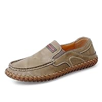 Mens Casual Dress Oxfords, Mesh and Knit Upper, Memory Foam Insole, Soft Sole, Slip On