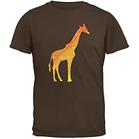 African Spirit Animal Giraffe Brown Youth T-Shirt